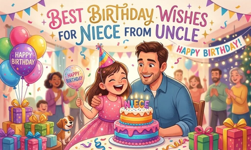 Best Birthday Wishes for Niece from Uncle