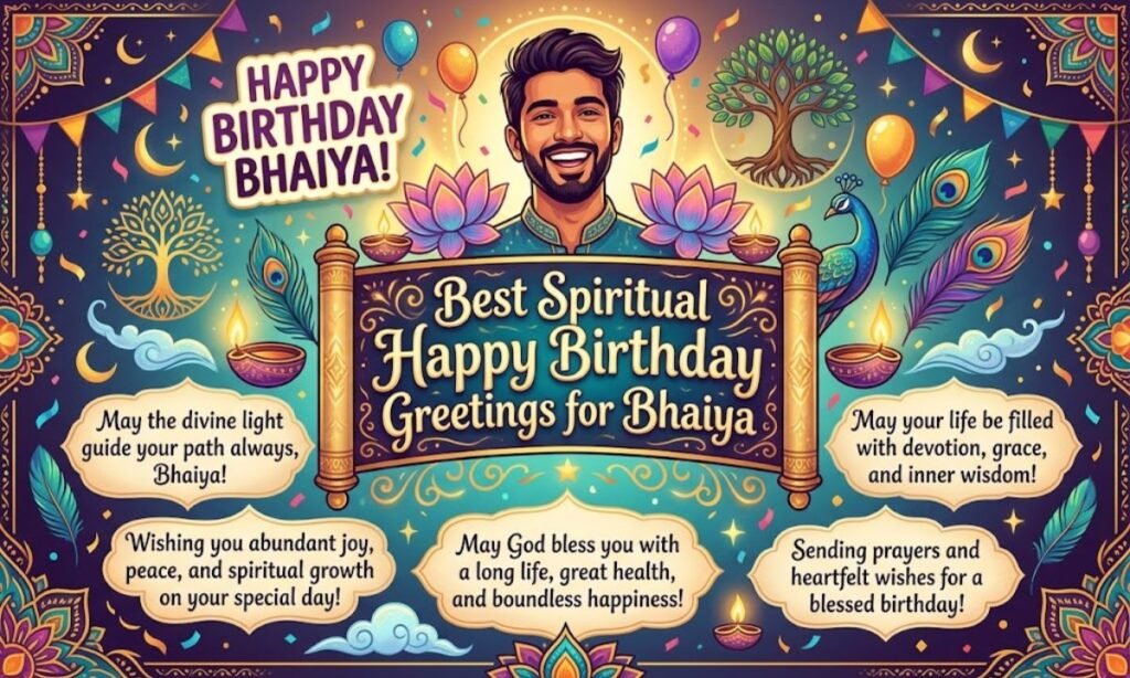 Best Spiritual Happy Birthday Greetings for Bhaiya