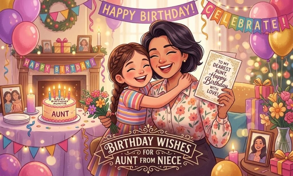 Birthday Wishes for Aunt from Niece