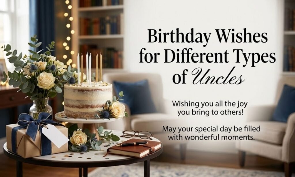 Birthday Wishes for Different Types of Uncles