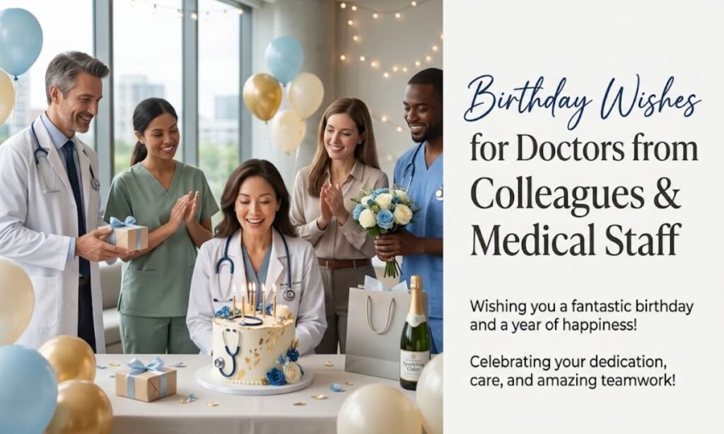 Birthday Wishes for Doctors from Colleagues & Medical Staff