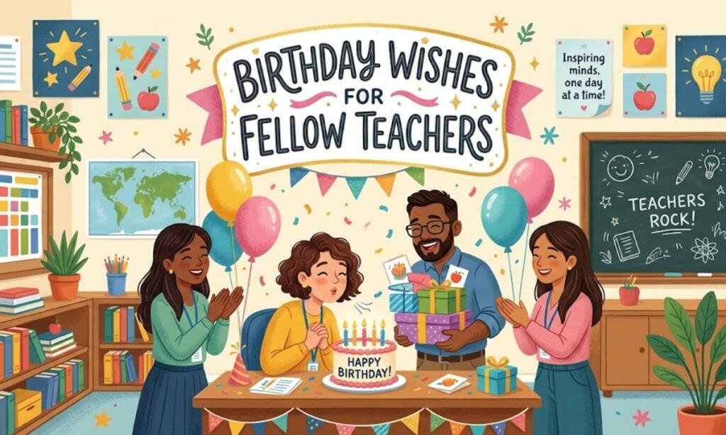 Birthday Wishes for Fellow Teachers