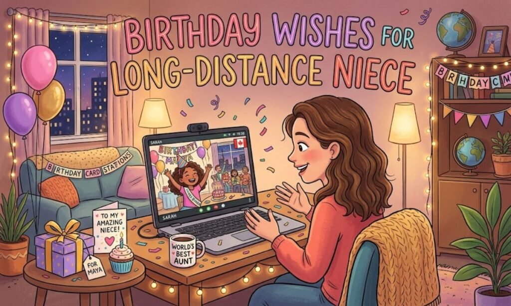 Birthday Wishes for Long-Distance Niece