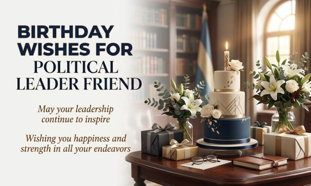 Birthday wishes for political leader friend