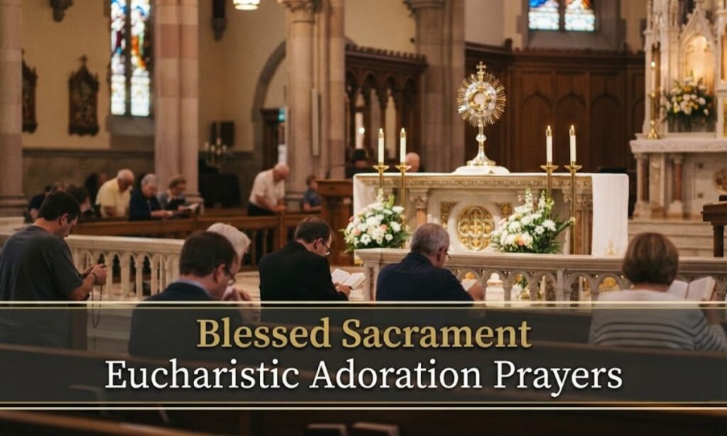 Blessed Sacrament Eucharistic Adoration Prayers