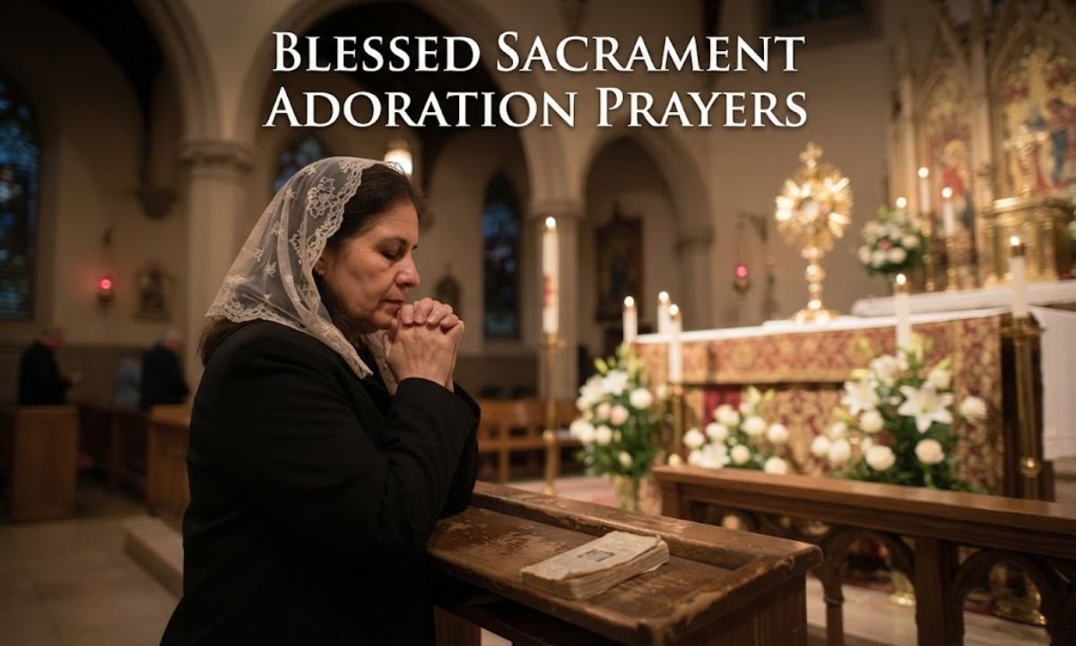 Blessed Sacrament Adoration Prayers