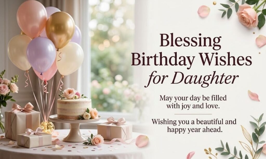 Blessing Birthday Wishes for Daughter