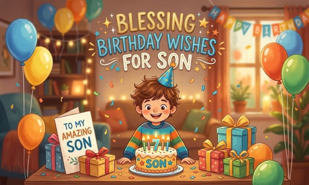 Blessing birthday wishes for son