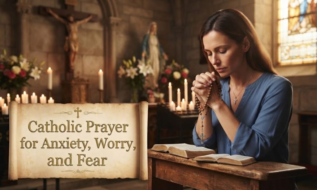 Catholic Prayer for Anxiety, Worry, and Fear