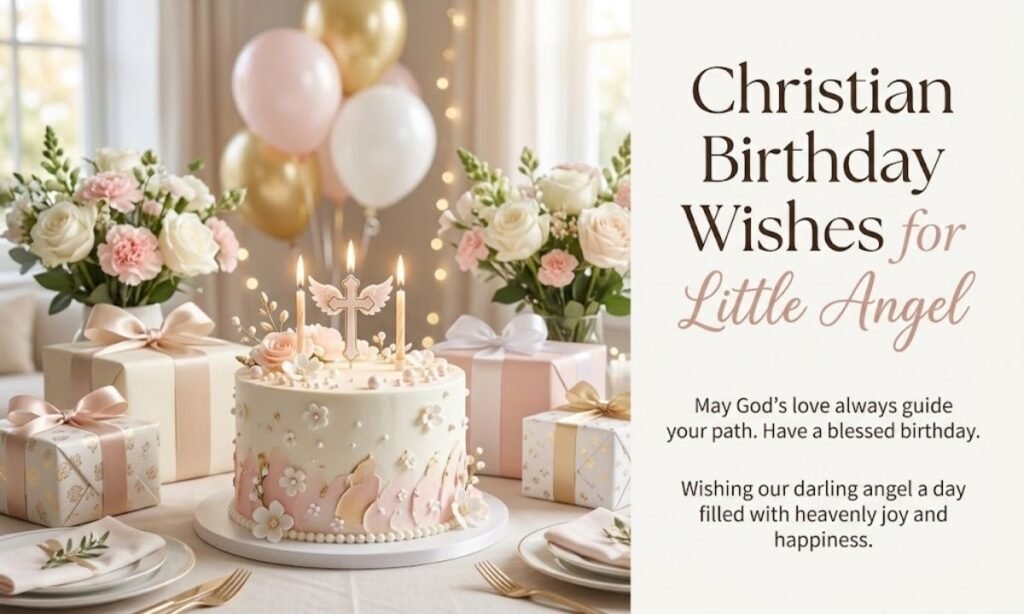 Christian Birthday Wishes for Little Angel