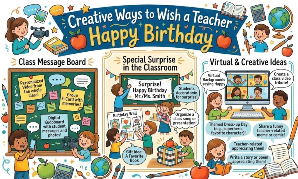 Creative Ways to Wish a Teacher Happy Birthday