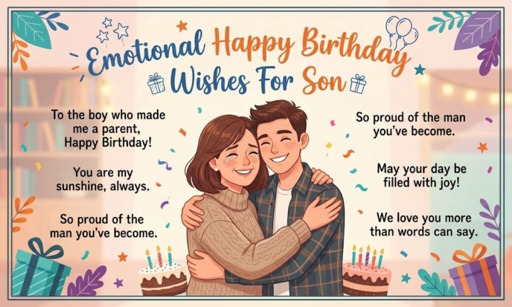 Emotional Happy Birthday Wishes For Son