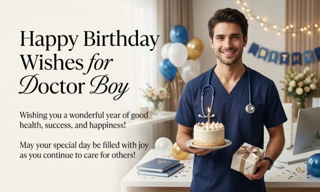 Happy Birthday Wishes for Doctor Boy