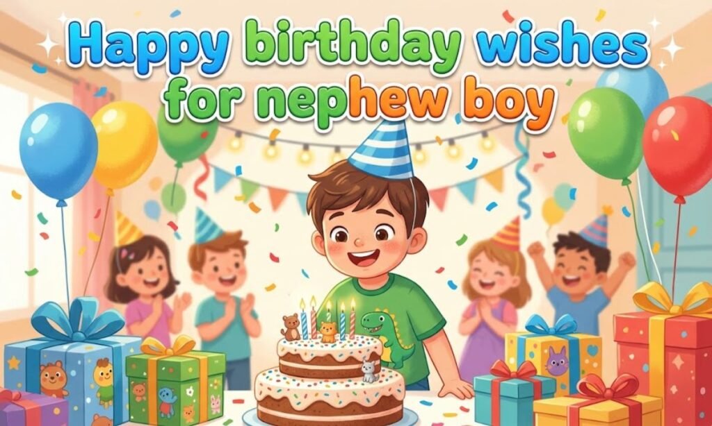 Happy birthday wishes for nephew boy
