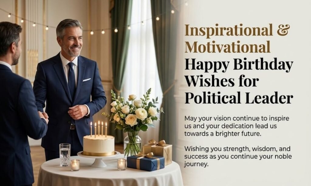 Inspirational & Motivational Happy Birthday Wishes for Political Leader