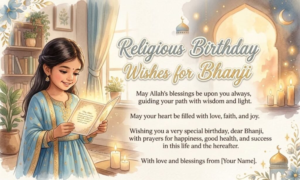 Religious Birthday Wishes for Bhanji