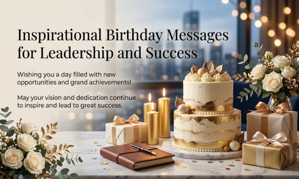 Inspirational Birthday Messages for Leadership and Success