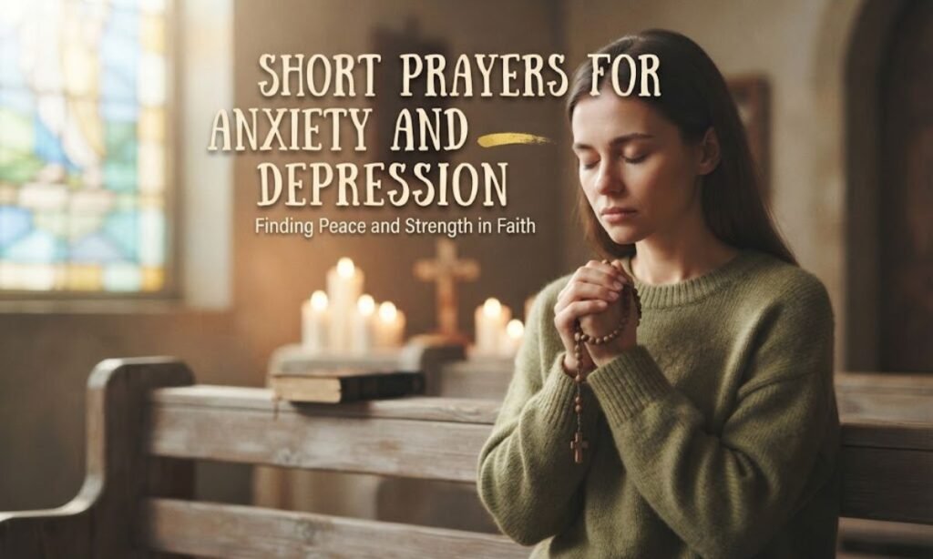 Short Prayers for Anxiety and Depression