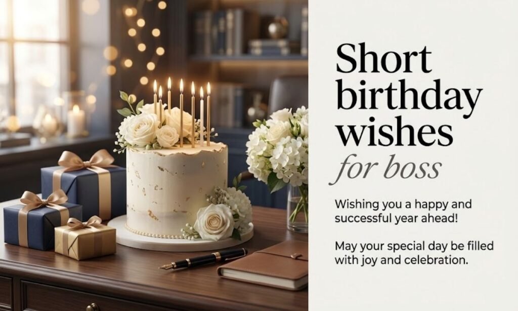 Short birthday wishes for boss