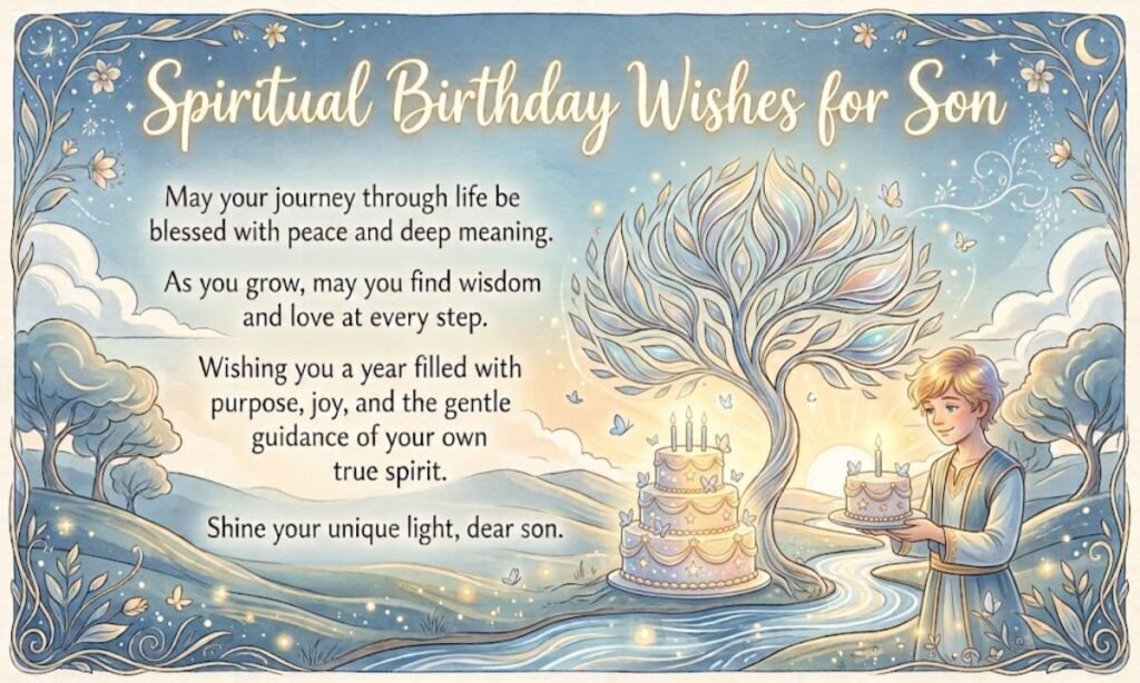 Spiritual Birthday Wishes for Son