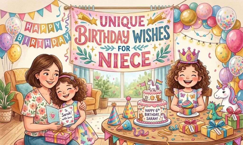 Unique birthday wishes for niece