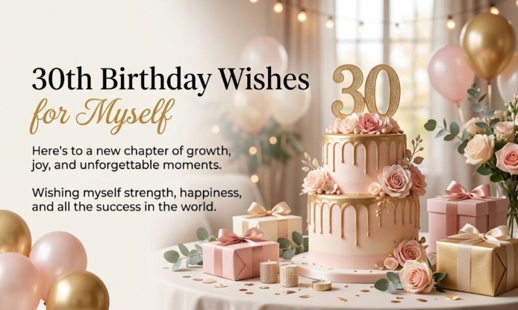 30th Birthday Wishes for Myself