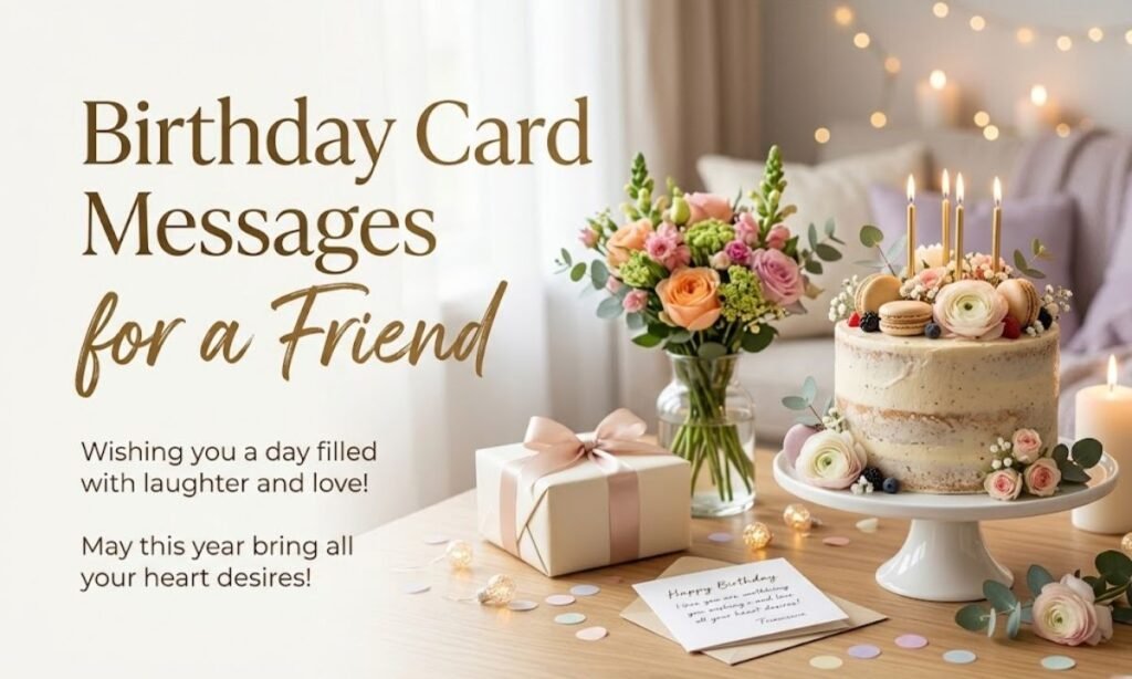 Birthday Card Messages for a Friend