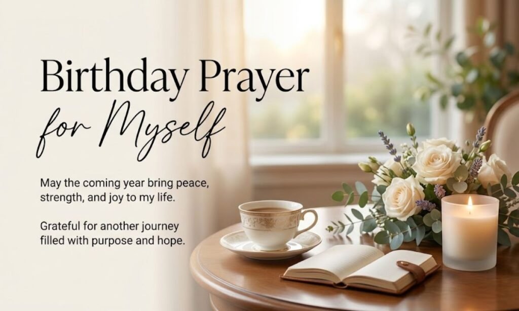 Birthday Prayer for Myself