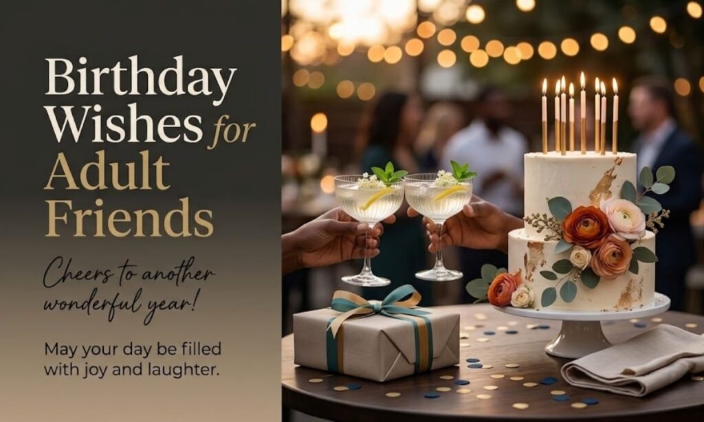 Birthday Wishes for Adult Friends