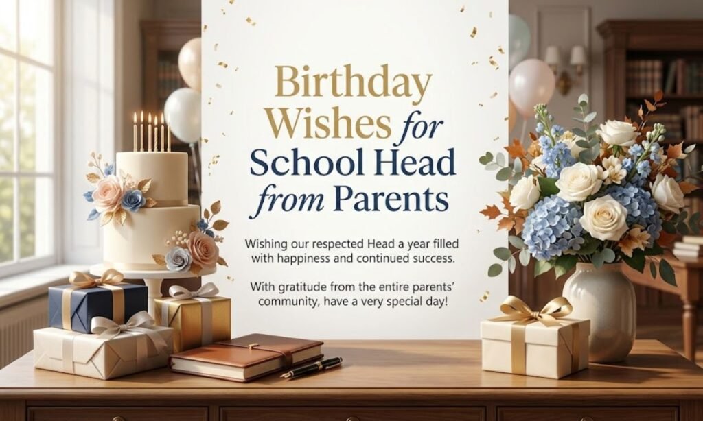Birthday Wishes for School Head from Parents