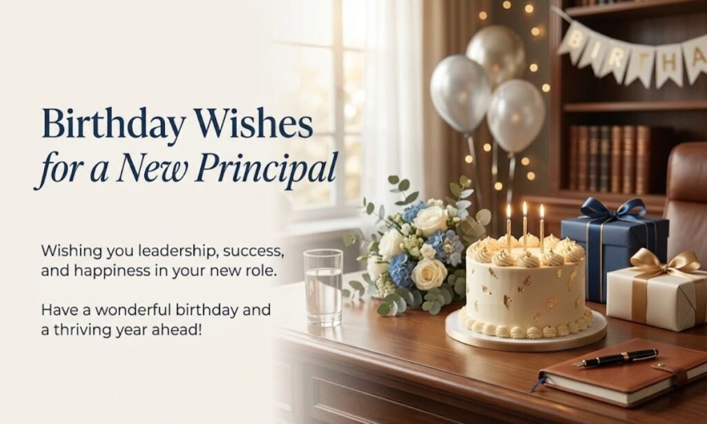 Birthday Wishes for a New Principal
