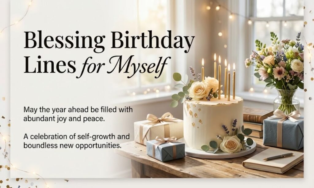 Blessing Birthday Lines for Myself