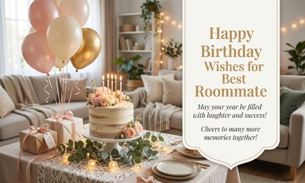 Happy Birthday Wishes for Best Roommate