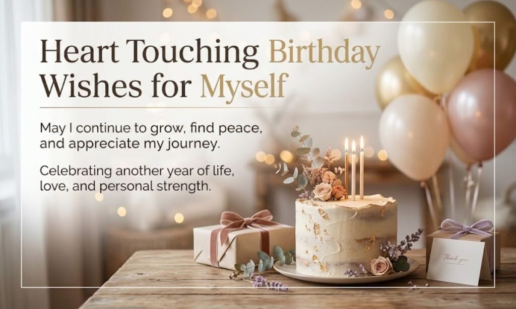 Heart Touching Birthday Wishes for Myself