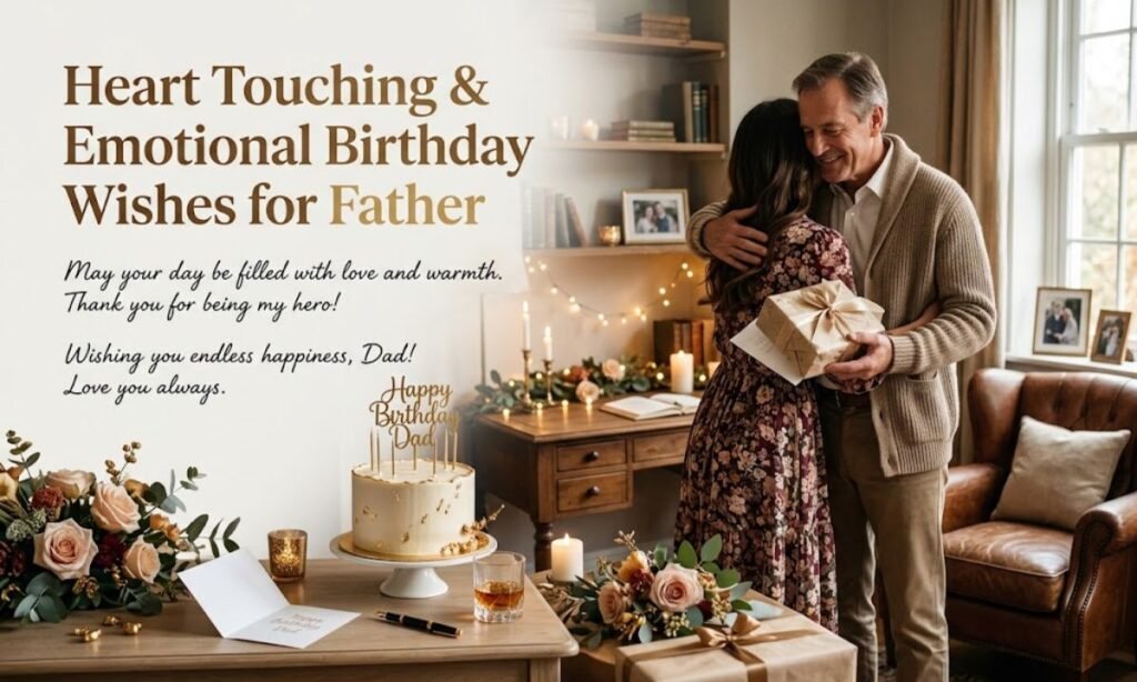 Heart Touching & Emotional Birthday Wishes for Father