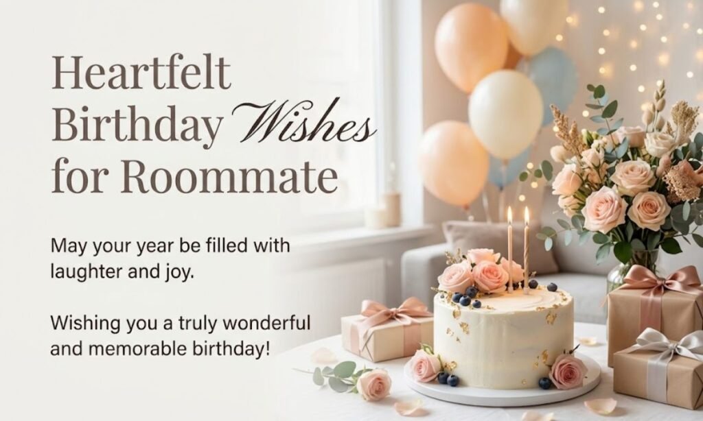 Heartfelt Birthday Wishes for Roommate