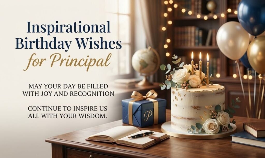 Inspirational Birthday Wishes for Principal