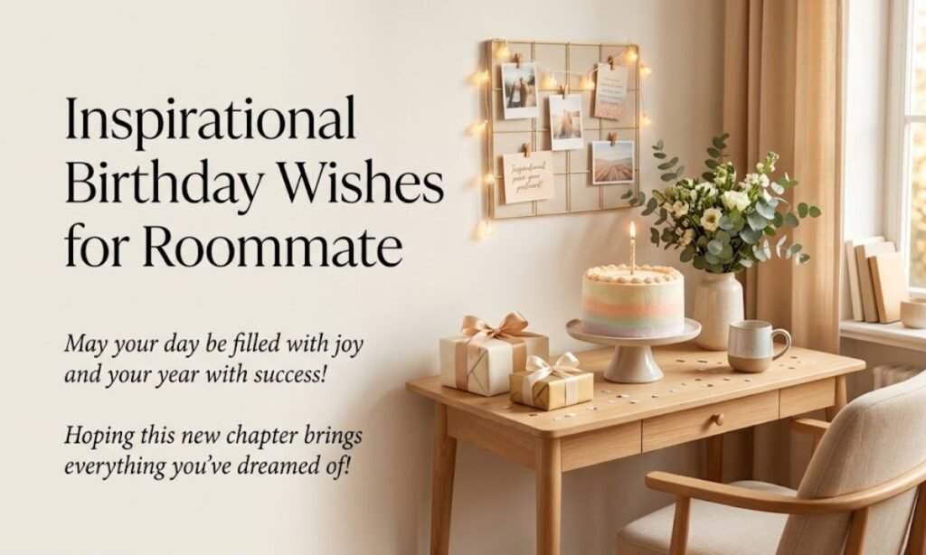 Inspirational Birthday Wishes for Roommate