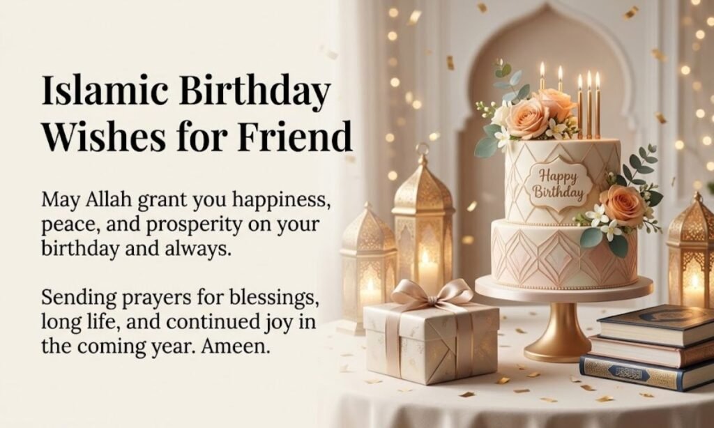 Islamic Birthday Wishes for Friend