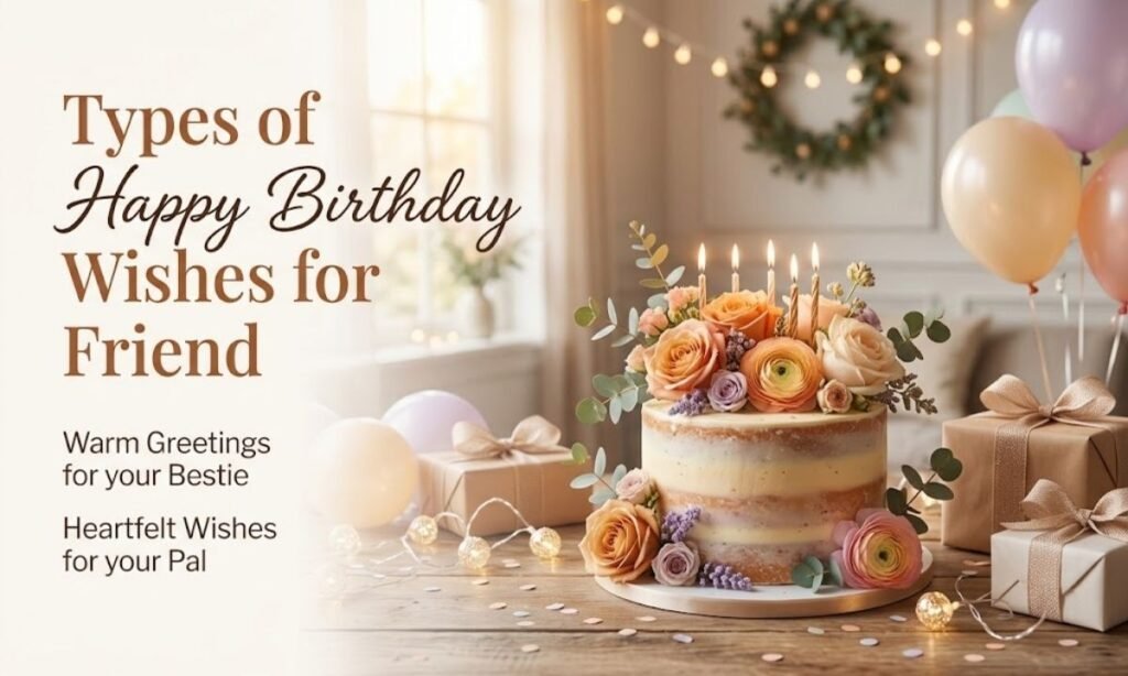 Types of Happy Birthday Wishes for Friend